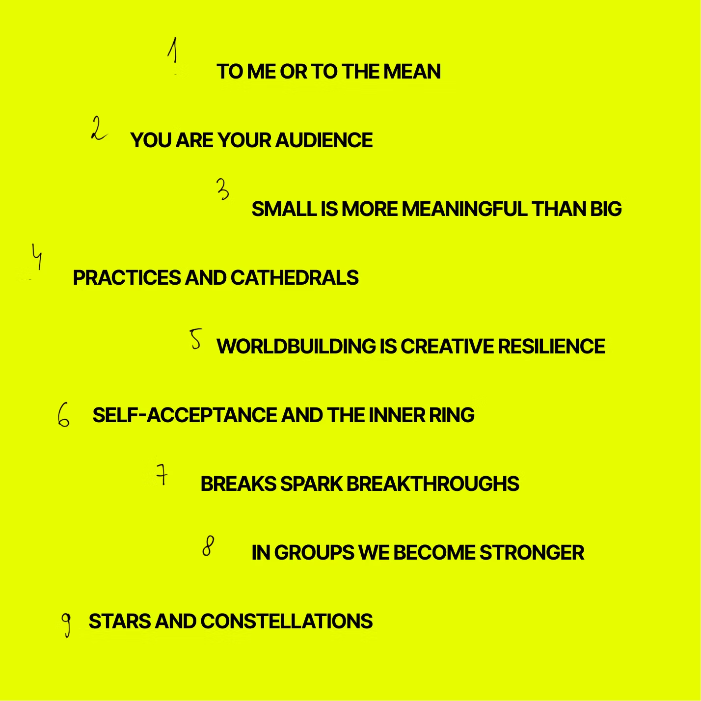 9 Creative Meditations